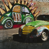 Betsabeé Romero, Ceci n'est pas une voiture I (This Is Not a Car I), 2000. From installation Aut...
