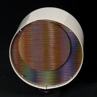 Carlos Cruz-Diez, Chromointerference, 1968. Motorized construction, 30 from an edition of 50, Collection Neuberger Museum of Art, Purchas...