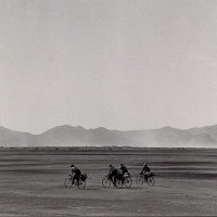 Manuel Álvarez Bravo, Bicicletas en domingo (Bicycles on Sunday), 1966. From portfolio Untitled, 1980. Gelatin silver print, Published b...