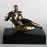 Gaston Lachaise, Floating Woman (Floating Figure), 1924 (cast c. 1935). Bronze, Collection Friends of the Neuberger Museum of Art, Purcha...