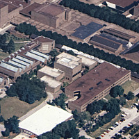    Aerial photograph of the Purchase College Campus, Purchase, New York. n.d. Neuberger Museum of Art Archives, Purchase College, State U...