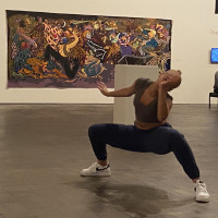 Members of the Purchase College Conservatory of Dance performed an intimate improvisation event i...