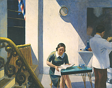 Edward Hopper, Barber Shop, 1931Oil on canvas, 60 x 78 inchesCollection Neuberger Museum of Ar...