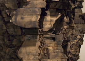    Ursula von Rydingsvard, Bowl with Side Steps, 2002     Cedar; 83.5 x 70 x 69 in. (212.09 x 177.8 x 175.26 cm). Collection Friends of t...