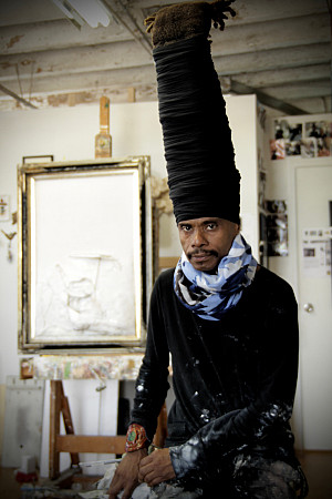 Engels the Artist in his Studio