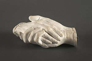 Harriet Goodhue Hosmer, Clasped Hands of Elizabeth and Robert Browning, 1853; Gift of Molly F. Sheppard