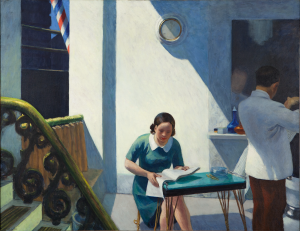 Edward Hopper, Barber Shop, 1931 Oil on canvas, 60 x 78 inches Collection Neuberger Museum of Art, Purchase College, State University of ...