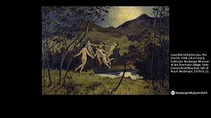 Louis Michel Eilshemius, The Dream, 1908. Oil on board, Collection Neuberger Museum of Art, Purchase College, State University of New Yor...