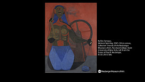 Rufino Tamayo, Woman Spinning, 1943. Oil on canvas, Collection Friends of the Neuberger Museum of Art, Purchase College, State University...