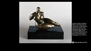 Gaston Lachaise, Floating Woman (Floating Figure), 1924 (cast c. 1935). Bronze, Collection Friends of the Neuberger Museum of Art, Purcha...