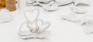 Image Credit: Yoko Ono; Mend Piece (Andrea Rosen Gallery, New York City version), 1966/2015; Ceramic, nontoxic glue, cello tape, scissors...