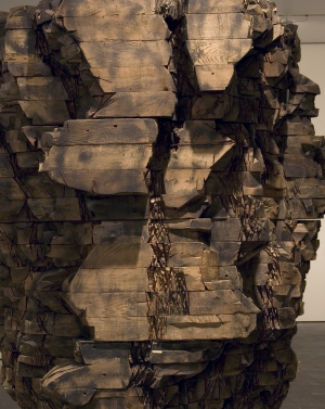    Ursula von Rydingsvard, Bowl with Side Steps, 2002     Cedar; 83.5 x 70 x 69 in. (212.09 x 177.8 x 175.26 cm). Collection Friends of t...