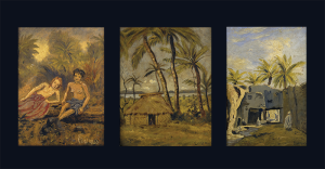 Louis Michel Eilshemius, Samoan Landscape, 1907, Oil on board, 1979.01.20, Collection Neuberger Museum of Art, Purchase College, SUNY. Gi...