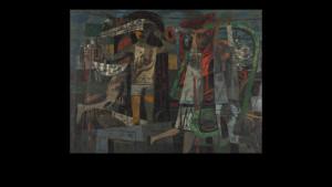 Philip Guston, Night Children, 1946. Oil on canvas, Collection Neuberger Museum of Art, Purchase College, State University of New York, G...