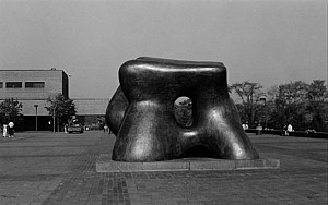 Henry Moore's 1966-69 bronze entitled Large Two Forms has been a beloved part of the collection of the Neuberger Museum of Art since the ...