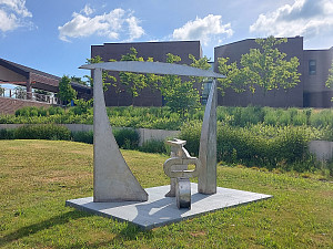    Melvin Edwards, Gate of Ogun, 1983.  