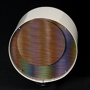 Carlos Cruz-Diez, Chromointerference, 1968. Motorized construction, 30 from an edition of 50, Col...