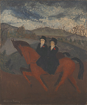   Milton Avery (1885 –1965). Sunday Riders, 1929. Oil on canvas, 30 x 25 in. Collection Neuberger Museum of Art, Purchase College, SUN...