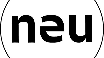 Neuberger Museum of Art logo in a simple black and white outline format