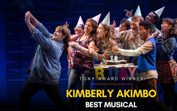 Kimberly Akimbo cast photo with 2023 Best Musical Tony Award caption