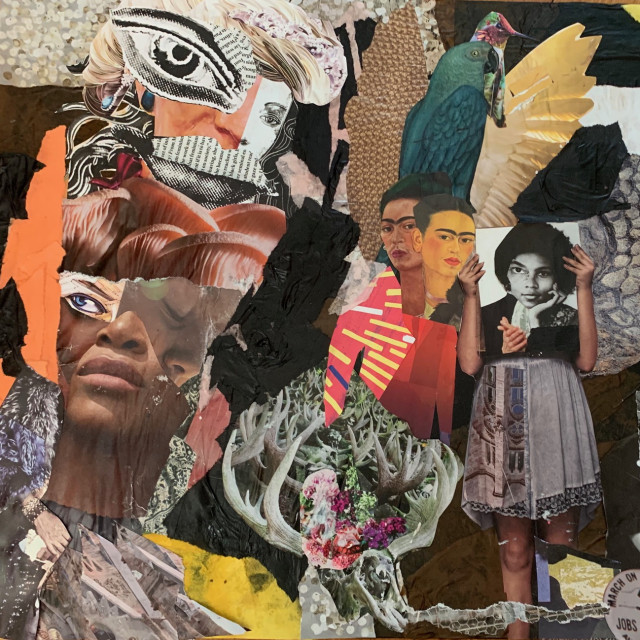 Project: Create a collage inspired by the work of Romare Bearden