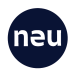 Neuberger Museum of Art circle logo in dark blue
