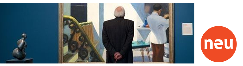 Who NEU?  The Neuberger's Barber Shop is the largest painting ever created by Edward Hopper