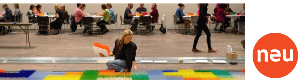 Who NEU? More than 500 members of the Purchase College and surrounding community beaded, sorted, stacked, and arranged - under artist Liz...