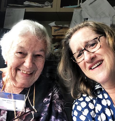 Professor Emerita Lee Herman and Suellen Peluso '77