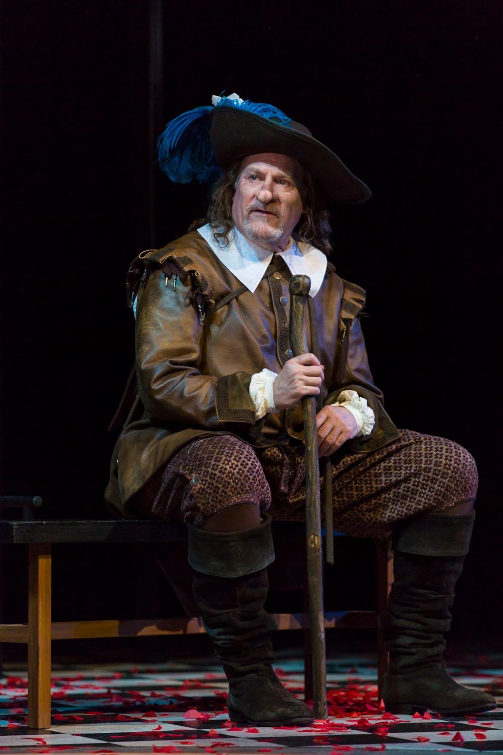 Jay O. Sanders '76 as Cyrano at the Guthrie Theater in 2019