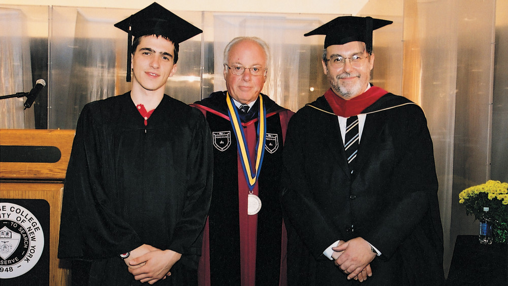 President Schwarz at his inauguration in 2003