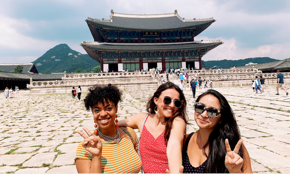 Students studying abroad