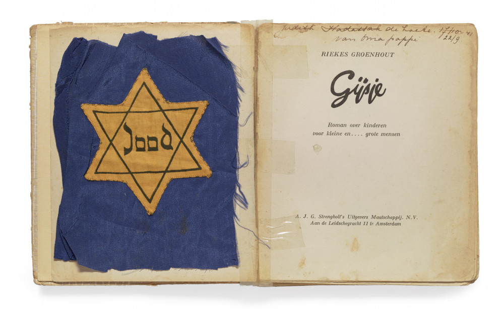 Invisible Years: Judith de Zoete's Jewish Star and book, 1942