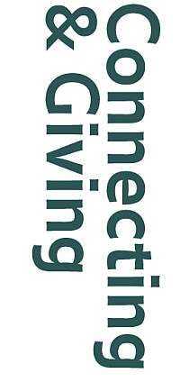 Connecting & Giving Vertical Type in Green