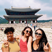 Students studying abroad