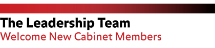 Welcome New Leadership