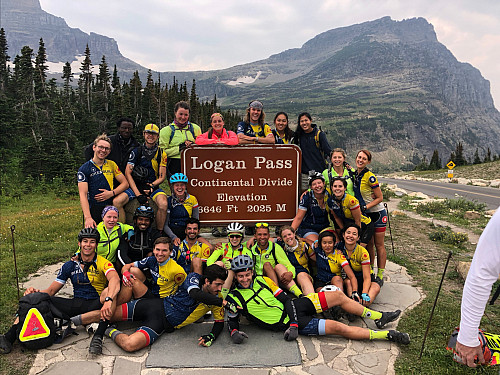 Brittny Cooper '15 and her Bike and Build team