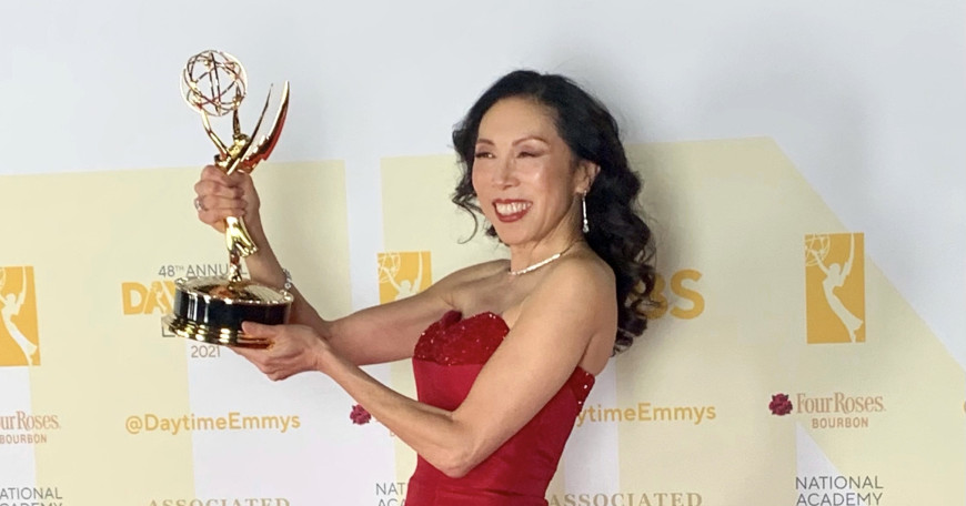 Jodi Long '76 Holds Her Daytime Emmy®