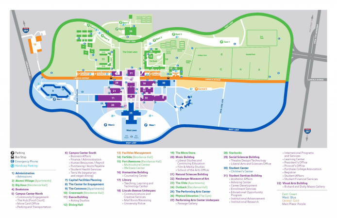 Westchester Campus Map Life On Campus Pace University