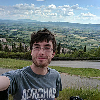 Max Paukner '17 at his favorite place on Earth, Assisi, Italy.