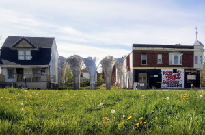 The American Riad site in Detroit created by Ghana ThinkTank