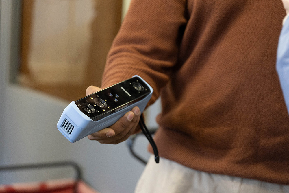 The campus community celebrated the opening of the new Interactive Media Lab in the Library, where art and technology integrate.