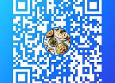 QR code to sign up for DormChef weekly.