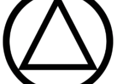 AA symbol (circle with triangle in the middle)