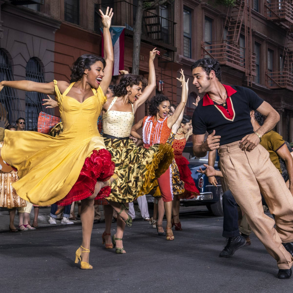 Scene from West Side Story (Tanairi Vazquez ?10 second from left)
