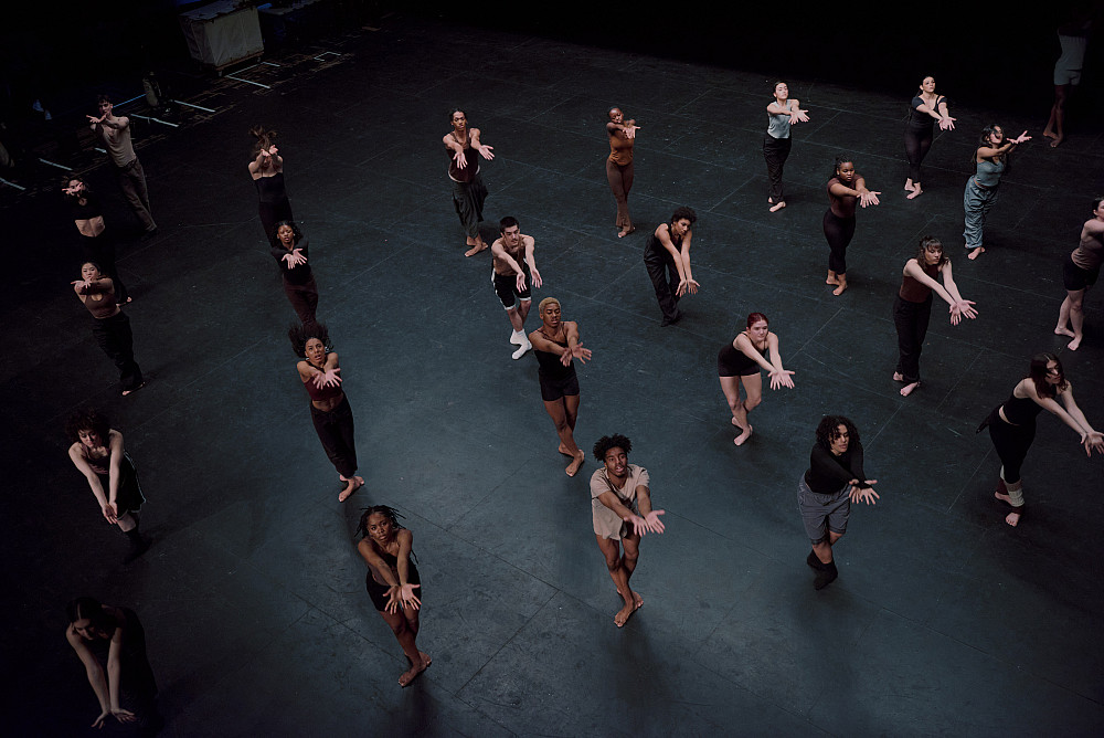    Conservatory of Dance students take part in a film to announce the launch of Mugler Creators to support talented contemporary dance an...