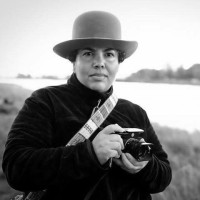Camille Seaman ’92 at the Oceti Sakowin Camp,ND during the 2016 Standing Rock protests.