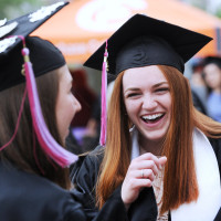 Purchase College Commencement at the Westchester Civic Center, White Plains, N.Y., Friday, May 18...