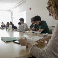 Students in Seminar Class