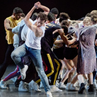 Ballet by choreographer and soloist Justin Peck, “The Times Are Racing,?
